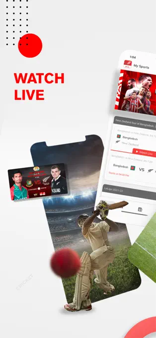 Robi MySports App Store image promoting live sports